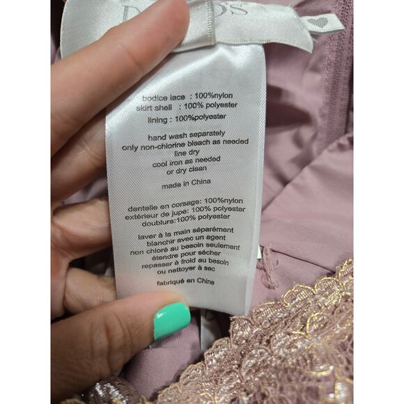David's bridal size 12 women's mauve formal gown - Picture 10 of 13